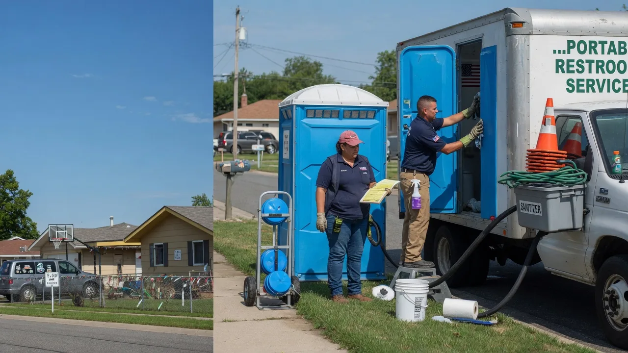 Portable Toilet Rental in North Royalton, OH near me